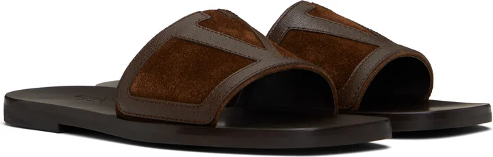 Valentino Garavani Brown Viva Superstar Sandals - Image 4