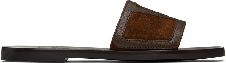 Valentino Garavani Brown Viva Superstar Sandals