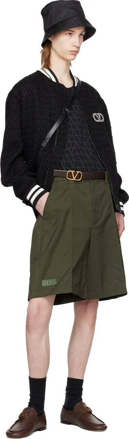 Valentino Garavani Brown VLogo Signature Loafers - Image 5
