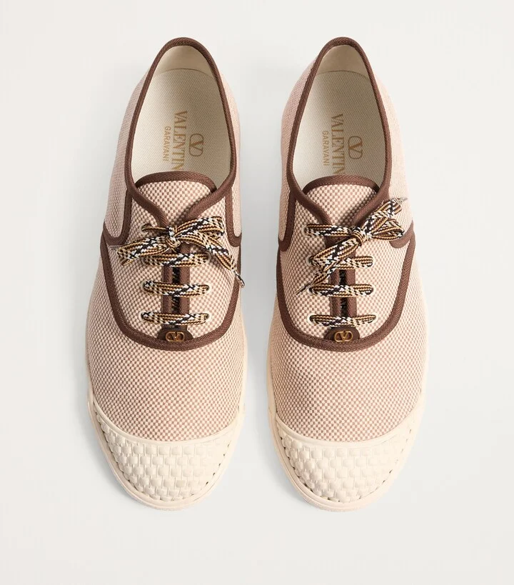 Valentino Garavani Canvas Bay By Bay Sneakers - Image 2