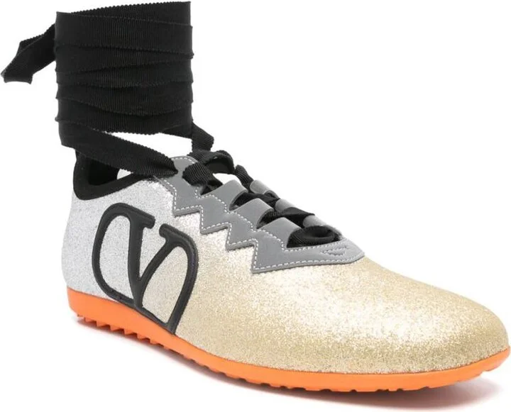 Valentino Garavani Chromathon Leather Sneakers - Image 2