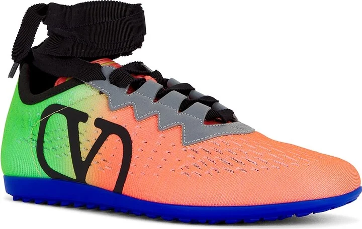 Valentino Garavani Chromathon Sneaker in Coral,Green - Image 2