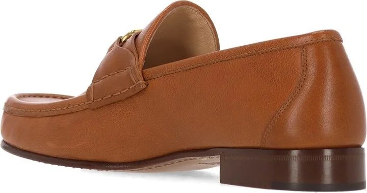 Valentino Garavani Dark Brown Leather Loafers - Image 6