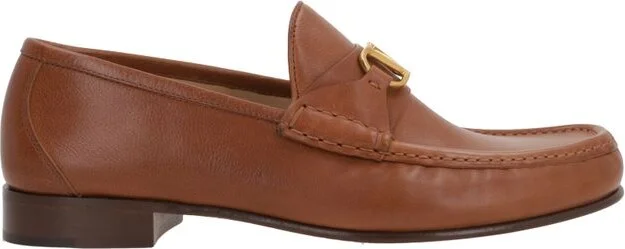 Valentino Garavani Dark Brown Leather Loafers - Image 11