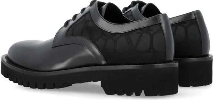 Valentino Garavani Derby Toile Loafers - Image 4