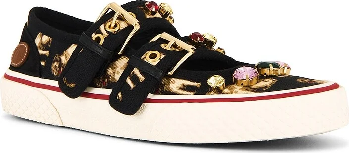 Valentino Garavani Dollyboard Sneaker in Black - Image 2
