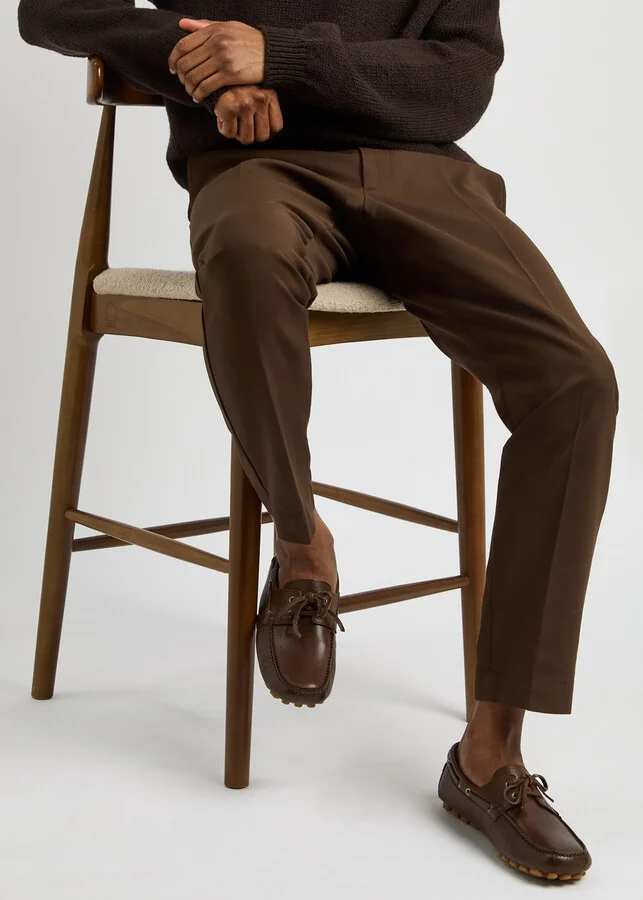 Valentino Garavani Driver Fastaway Leather Shoes - Image 5