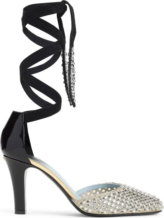 Valentino Garavani Embellished Ankle-Strap Pumps