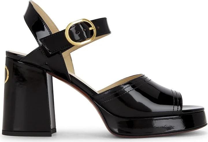 Valentino Garavani Fawcette Sandal in Black