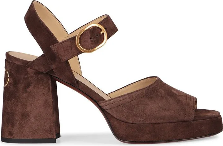 Valentino Garavani Fawcette Suede Sandals