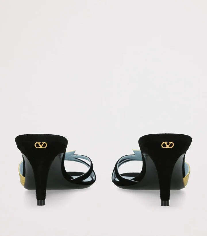 Valentino Garavani FolieFoliage Heeled Mules 65 - Image 2