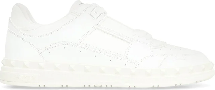 Valentino Garavani Freedots Leather Low-Top Sneakers - Image 2