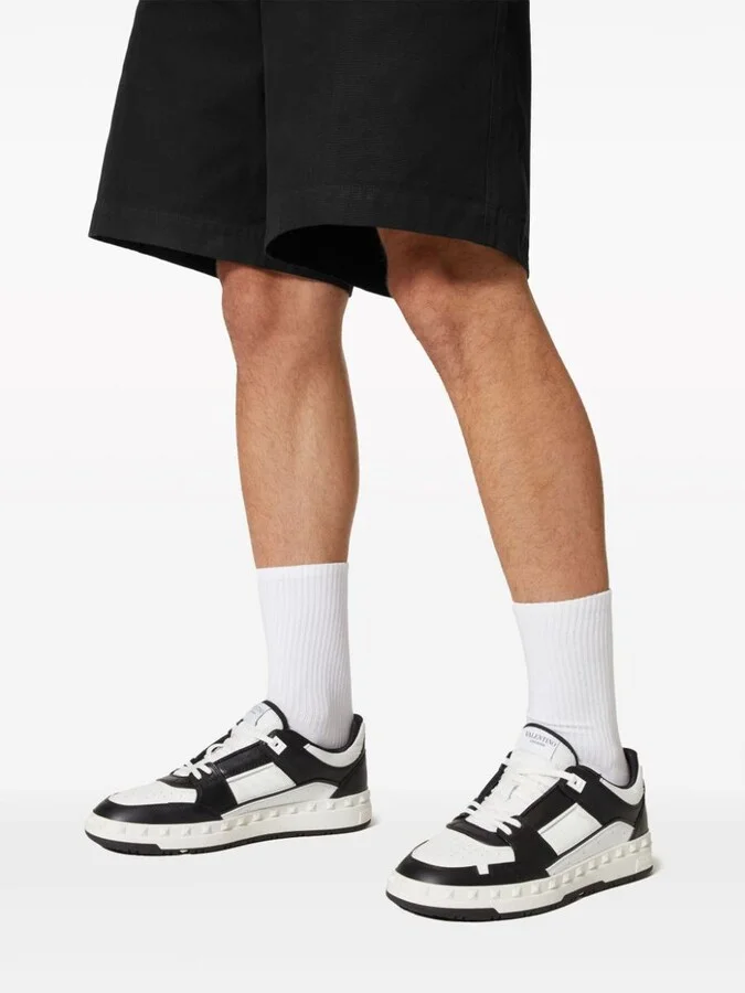 Valentino Garavani Freedots Leather Sneakers - Image 3