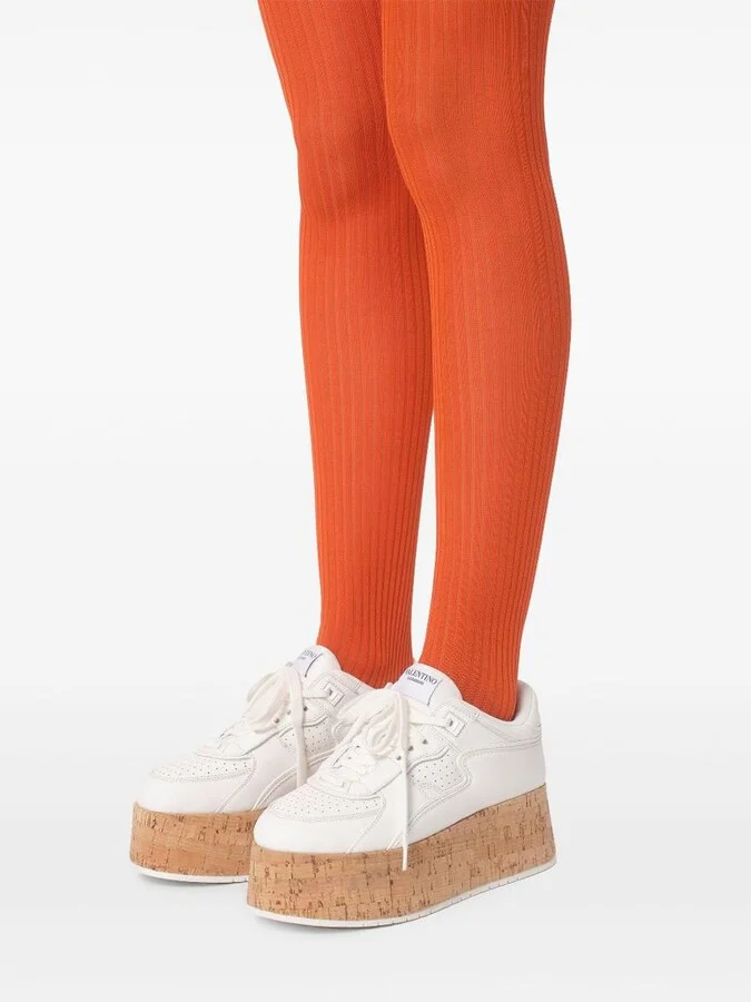 Valentino Garavani Freedots Xl Leather Sneakers - Image 2
