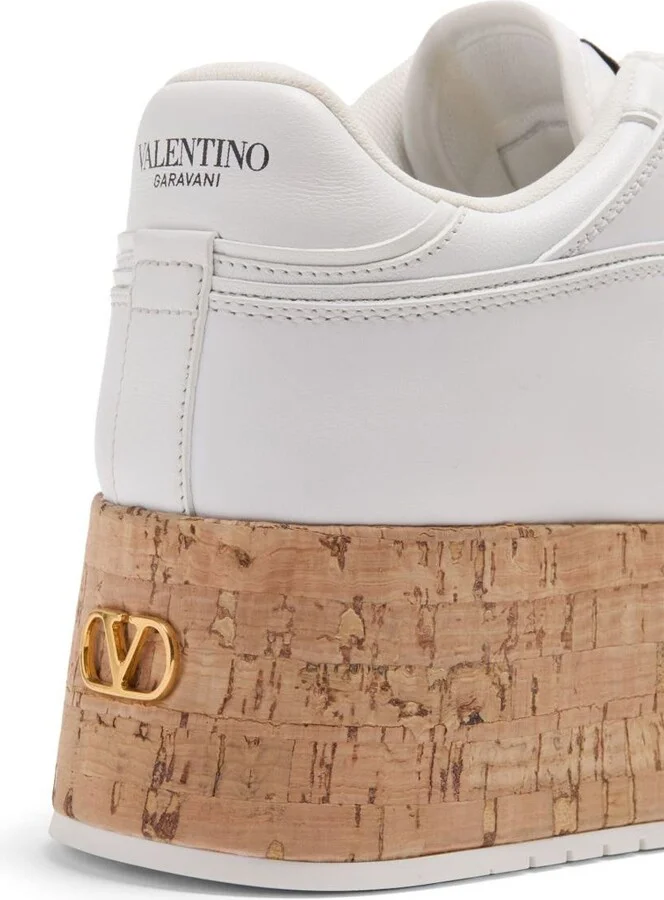Valentino Garavani Freedots Xl Leather Sneakers - Image 3