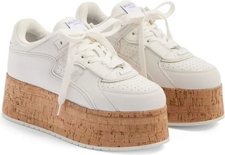 Valentino Garavani Freedots Xl Leather Sneakers - Image 5
