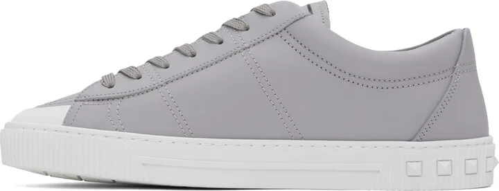 Valentino Garavani Gray Cityplanet Sneakers - Image 3