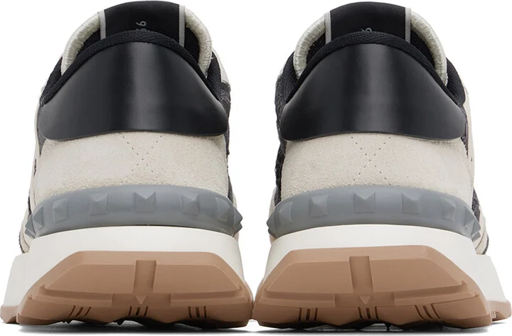Valentino Garavani Gray Lacerunner Sneakers - Image 2
