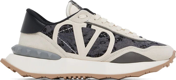 Valentino Garavani Gray Lacerunner Sneakers