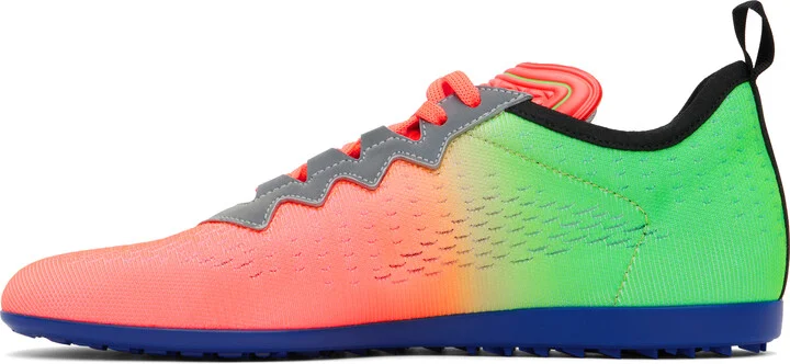 Valentino Garavani Green & Orange Chromathon Sneakers - Image 3