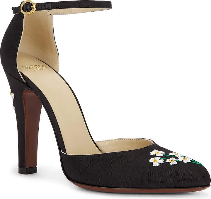 Valentino Garavani Hi Dolly Ankle Strap Pump in Black - Image 2