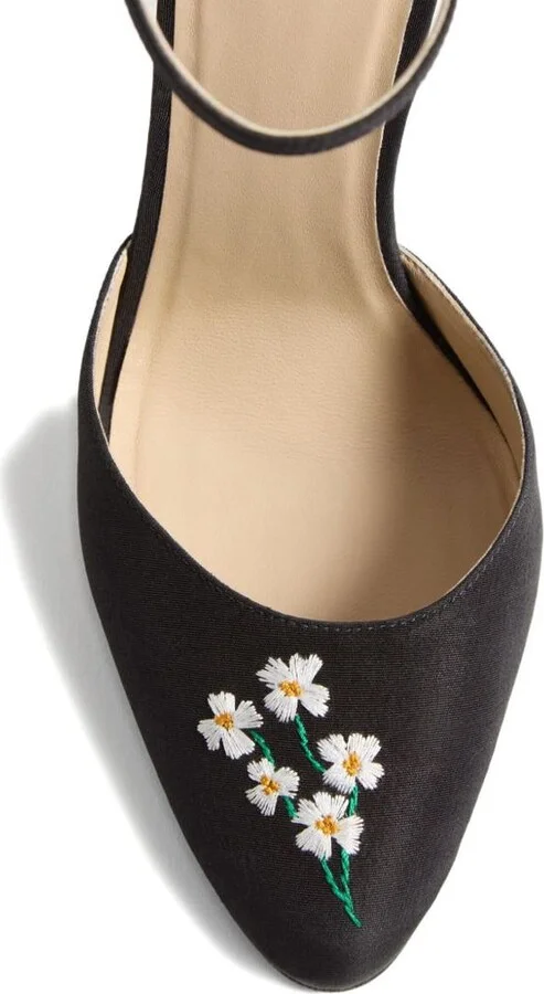 Valentino Garavani Hi Dolly Embroidered Pumps - Image 3