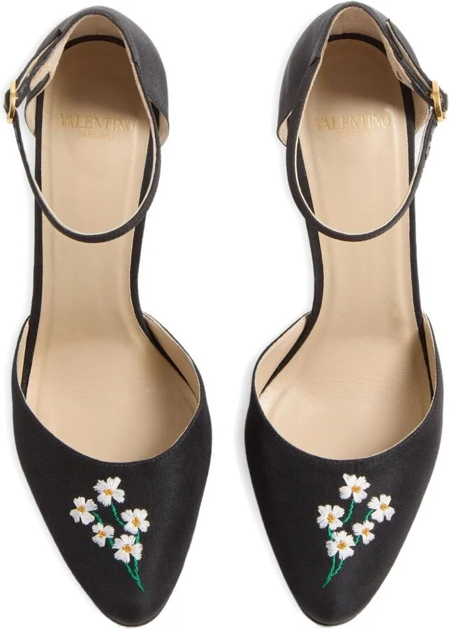 Valentino Garavani Hi Dolly Embroidered Pumps - Image 2