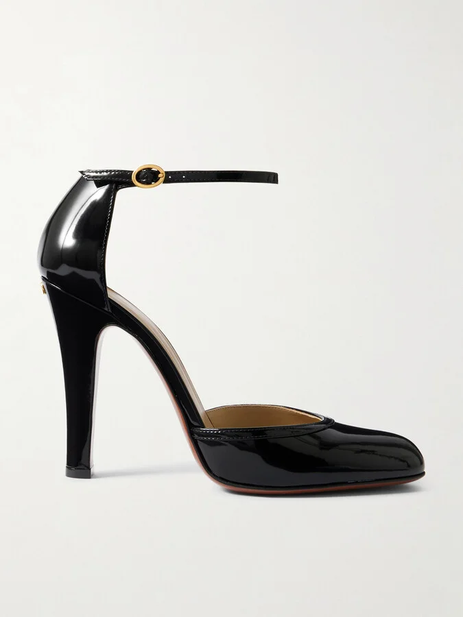 Valentino Garavani - Hi Dolly Patent-leather Pumps - Black