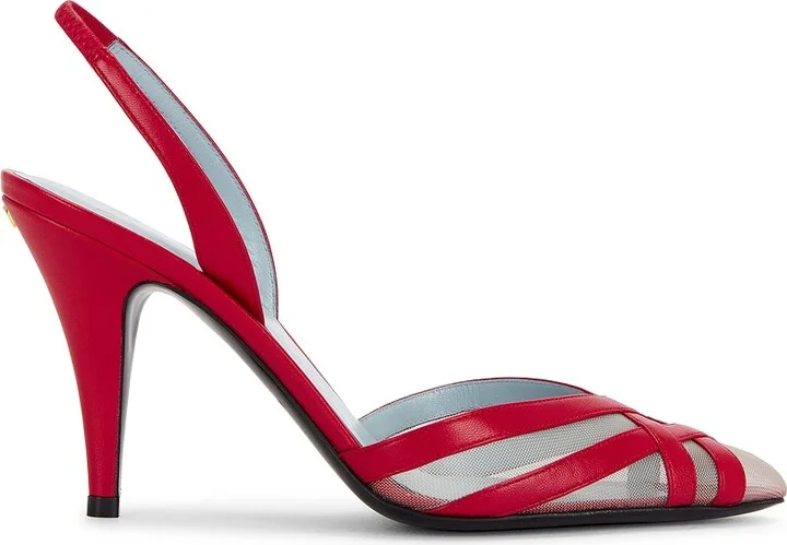 Valentino Garavani Impudance Sling Back Pump in Red