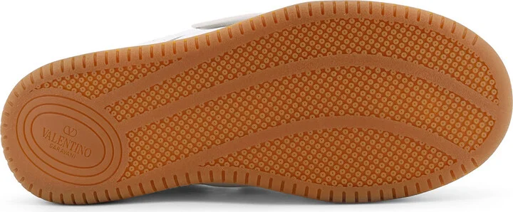 Valentino Garavani Joie De Jouer Leather Low-top Sneakers - Image 4