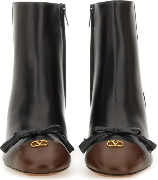 Valentino Garavani Kidskin "Valet Du Roi" Ankle Boot - Image 4