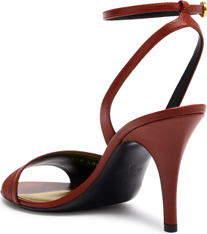 Valentino Garavani Ladycrush 85 Leather Sandals - Image 2