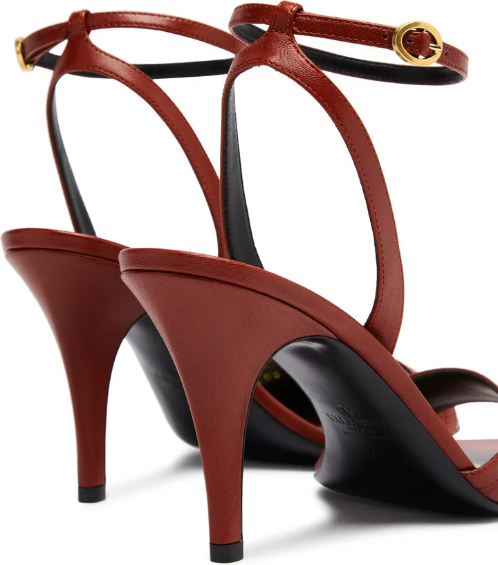 Valentino Garavani Ladycrush 85 Leather Sandals - Image 4