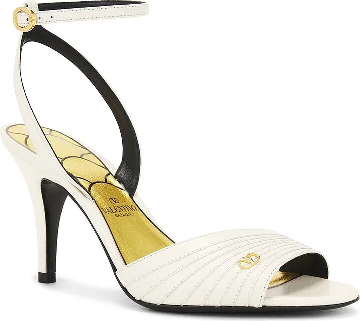 Valentino Garavani Ladycrush Sandal in Ivory - Image 2
