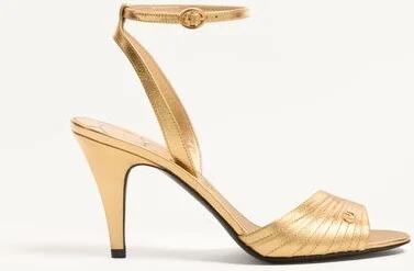 Valentino Garavani Ladycrush Sandal In Laminated Calfskin 85Mm