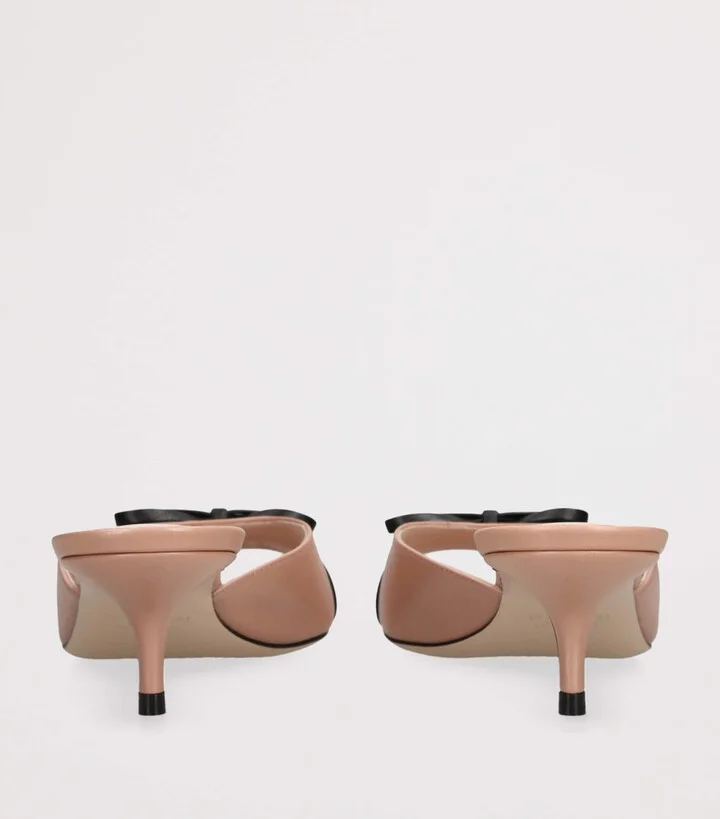 Valentino Garavani Leather Bepointy Heeled Mules 45 - Image 2