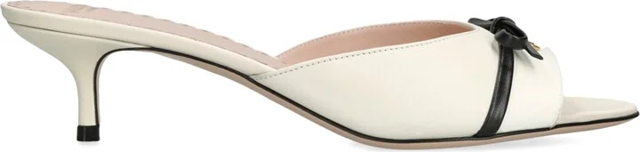 Valentino Garavani Leather Bepointy Heeled Mules 45