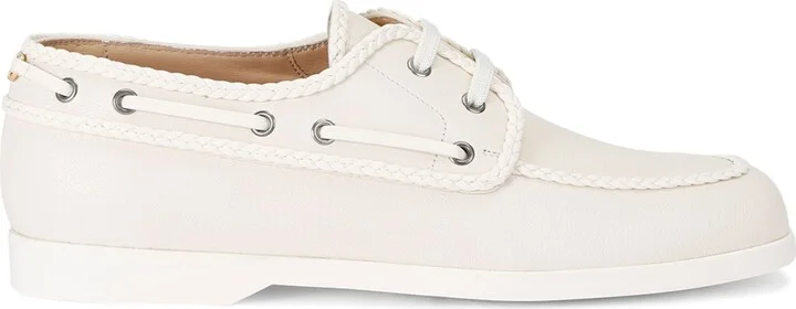 Valentino Garavani Leather Boat Shoes