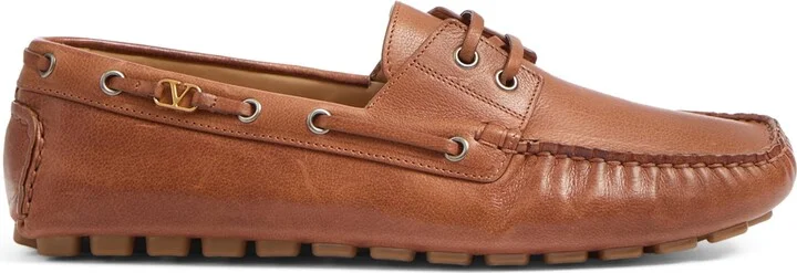 Valentino Garavani Leather Driving Shoes