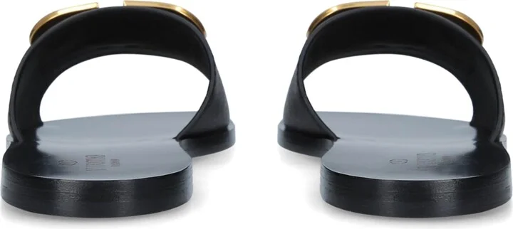 Valentino Garavani Leather Go Logo Sandals - Image 5