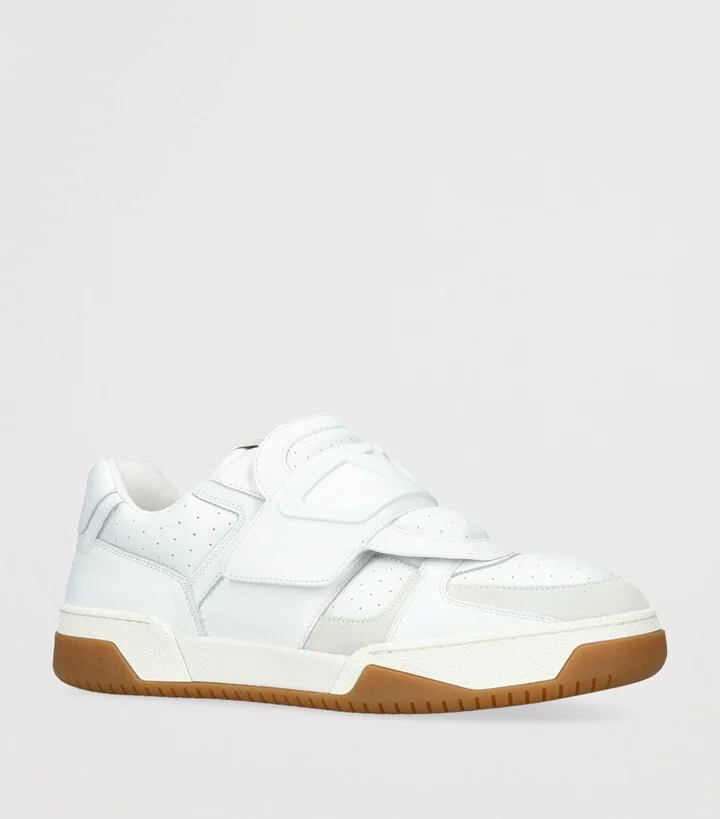 Valentino Garavani Leather Joie De Jouer Sneakers - Image 3