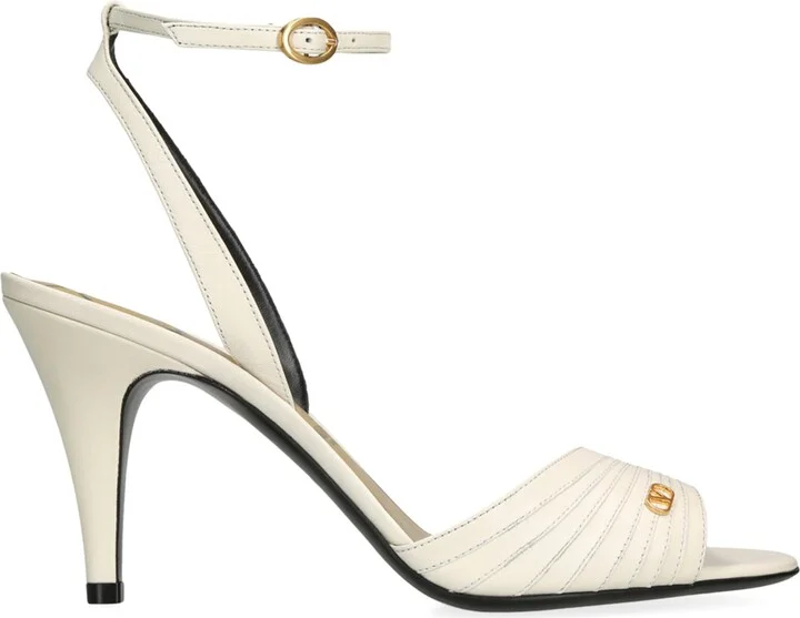Valentino Garavani Leather Ladycrush Heeled Sandals 85