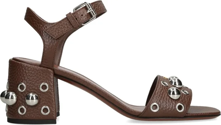 Valentino Garavani Leather Nellcote Heeled Sandals 60