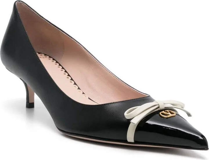 Valentino Garavani Leather Pumps - Image 4