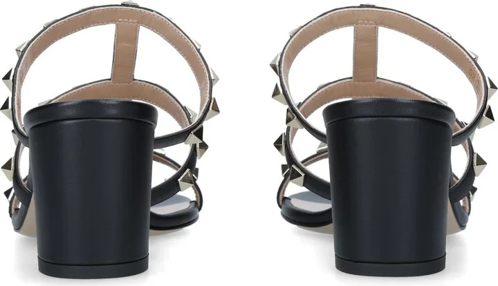 Valentino Garavani Leather Rockstud Mules 60 - Image 2