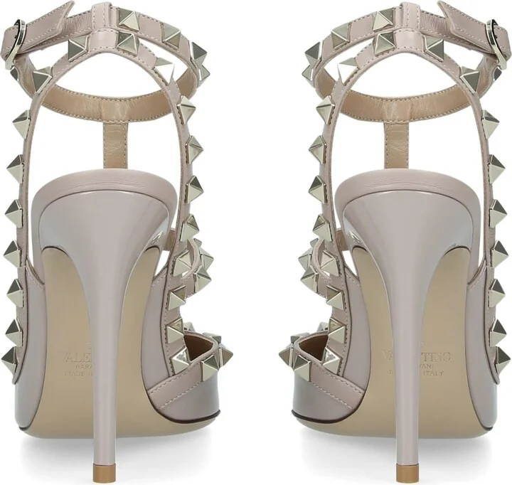 Valentino Garavani Leather Rockstud Pumps 100 - Image 5