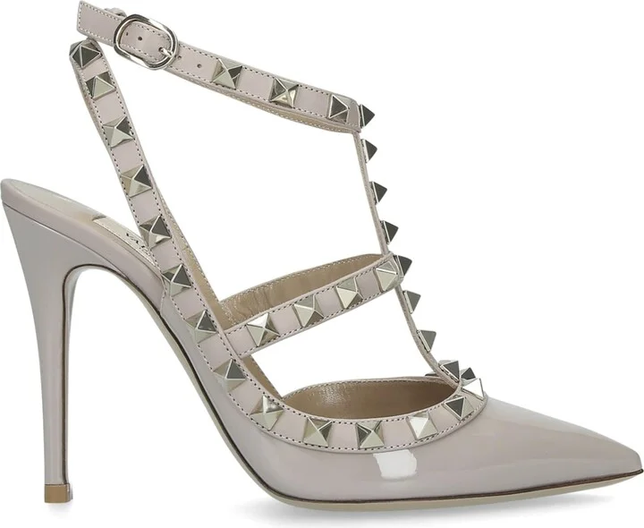 Valentino Garavani Leather Rockstud Pumps 100