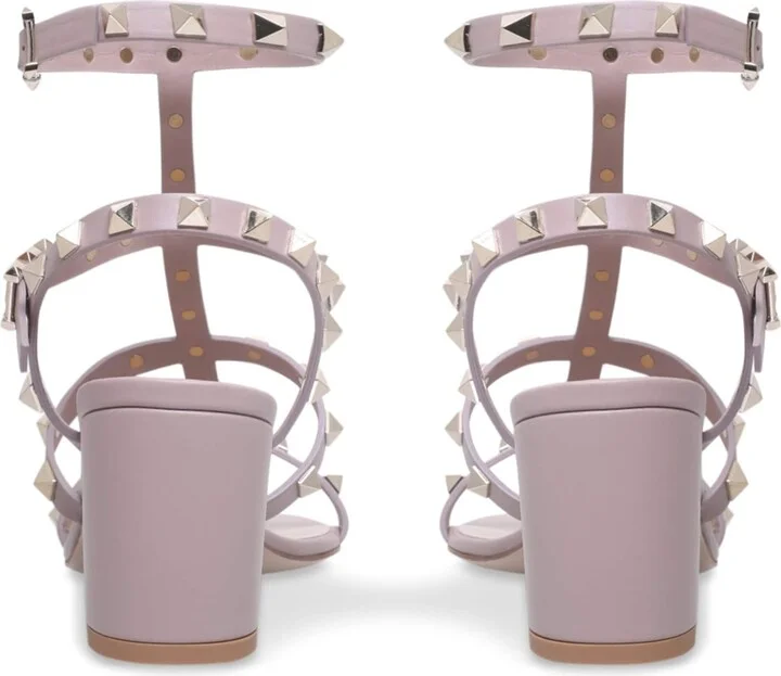 Valentino Garavani Leather Rockstud Sandals 60 - Image 2