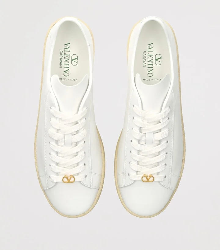 Valentino Garavani Leather Royco Sneakers - Image 4