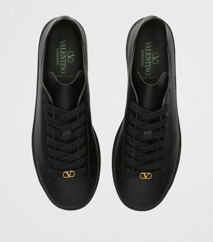 Valentino Garavani Leather Royco Sneakers - Image 4